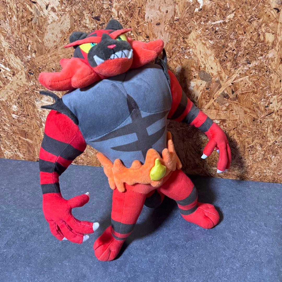 美品 ポケモンセンター ポケットモンスター ガオガエン ぬいぐるみ 2017年