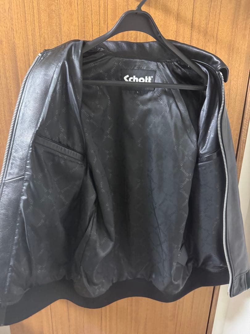 Schott/ショット 別注 ZIP UP BLOUSON/レザー ブルゾン L