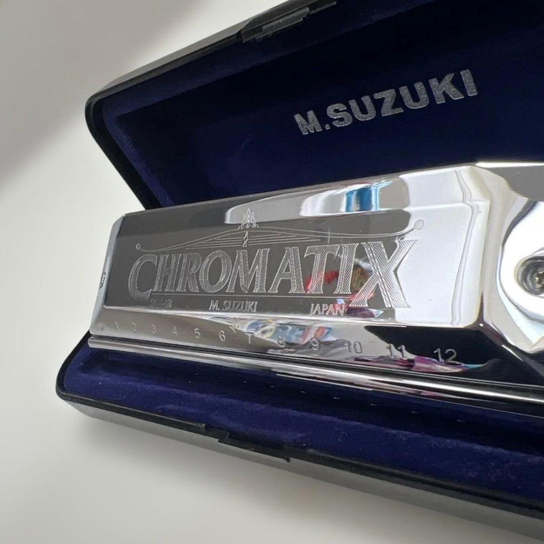 【美品】M.SUZUKIクロマチックハーモニカ SCX-48 C調 日本製