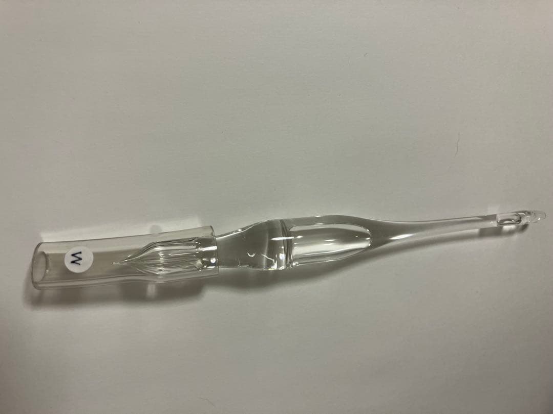 【最終値下げ】aun ガラスペン　ストームガラスシンプルM