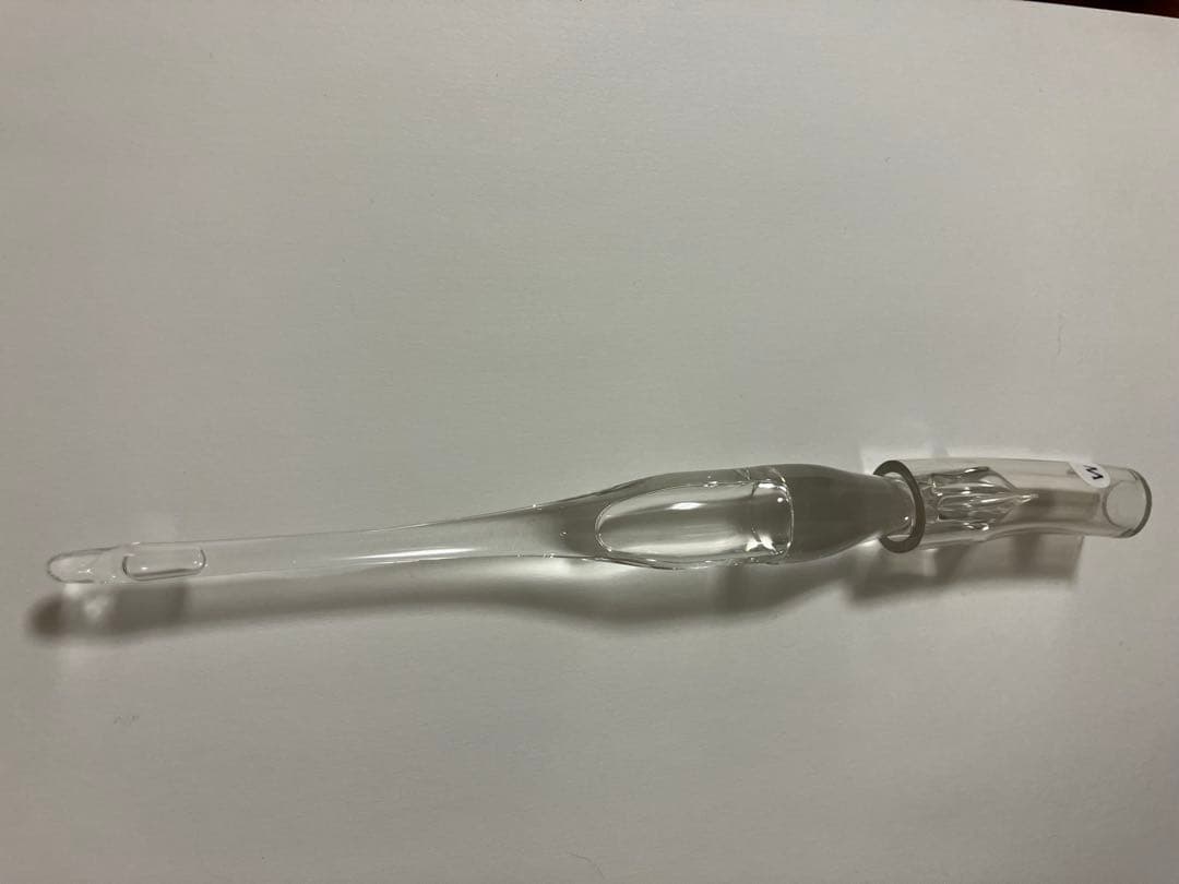 【最終値下げ】aun ガラスペン　ストームガラスシンプルM