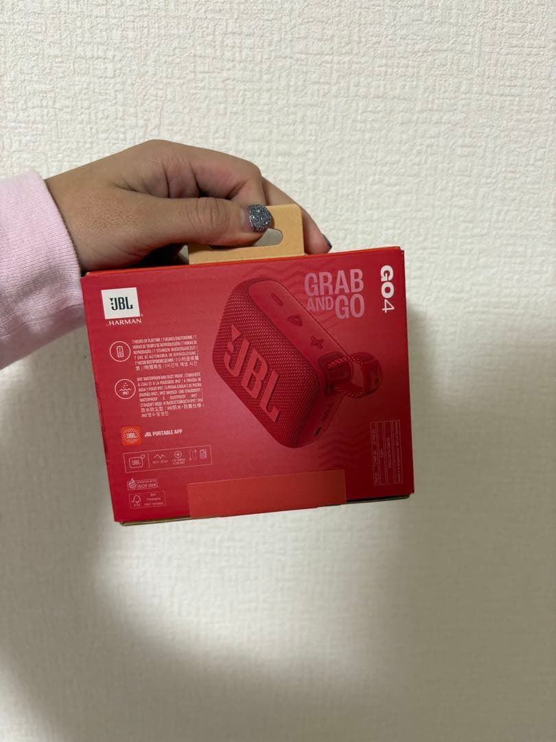 新品‼️JBL GO4 ワイヤレススピーカー レッド
