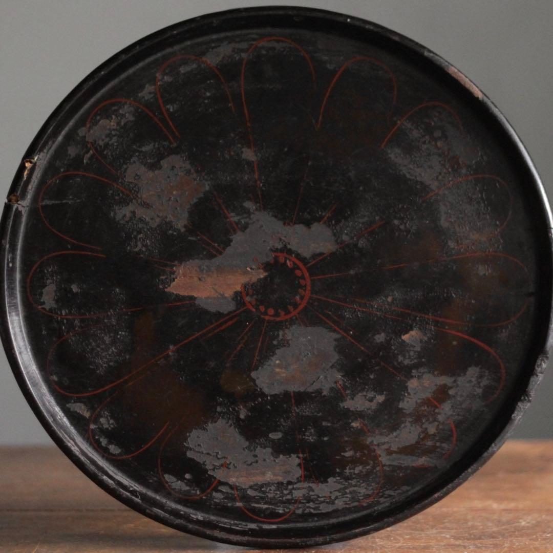 朽木塗 盆 枯れ盆 朽木盆 古道具 古美術 アンティーク 枯れ盆 やつれ盆