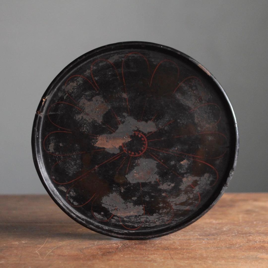 朽木塗 盆 枯れ盆 朽木盆 古道具 古美術 アンティーク 枯れ盆 やつれ盆