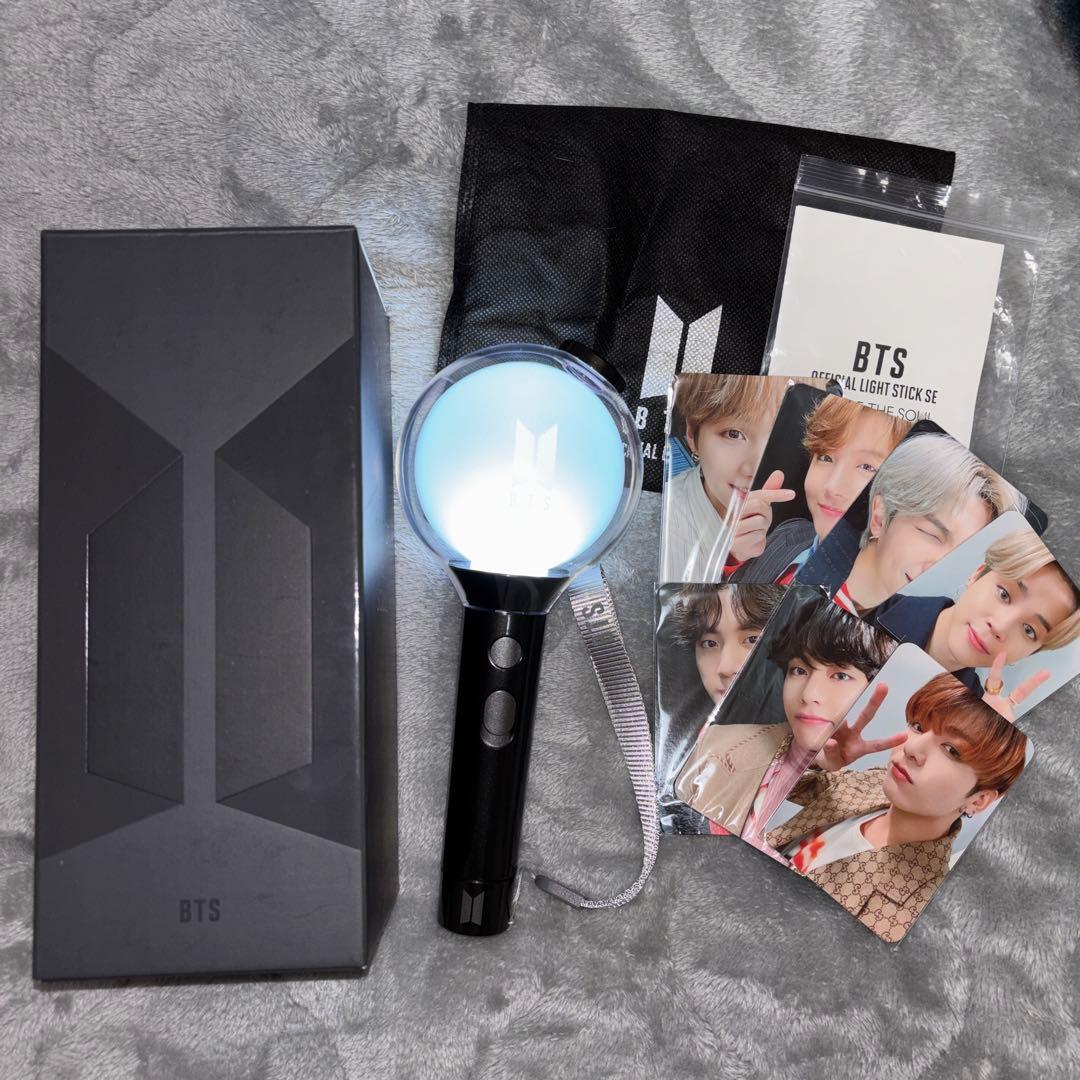 BTS ペンライト フォトカード　その他付属品全部付き