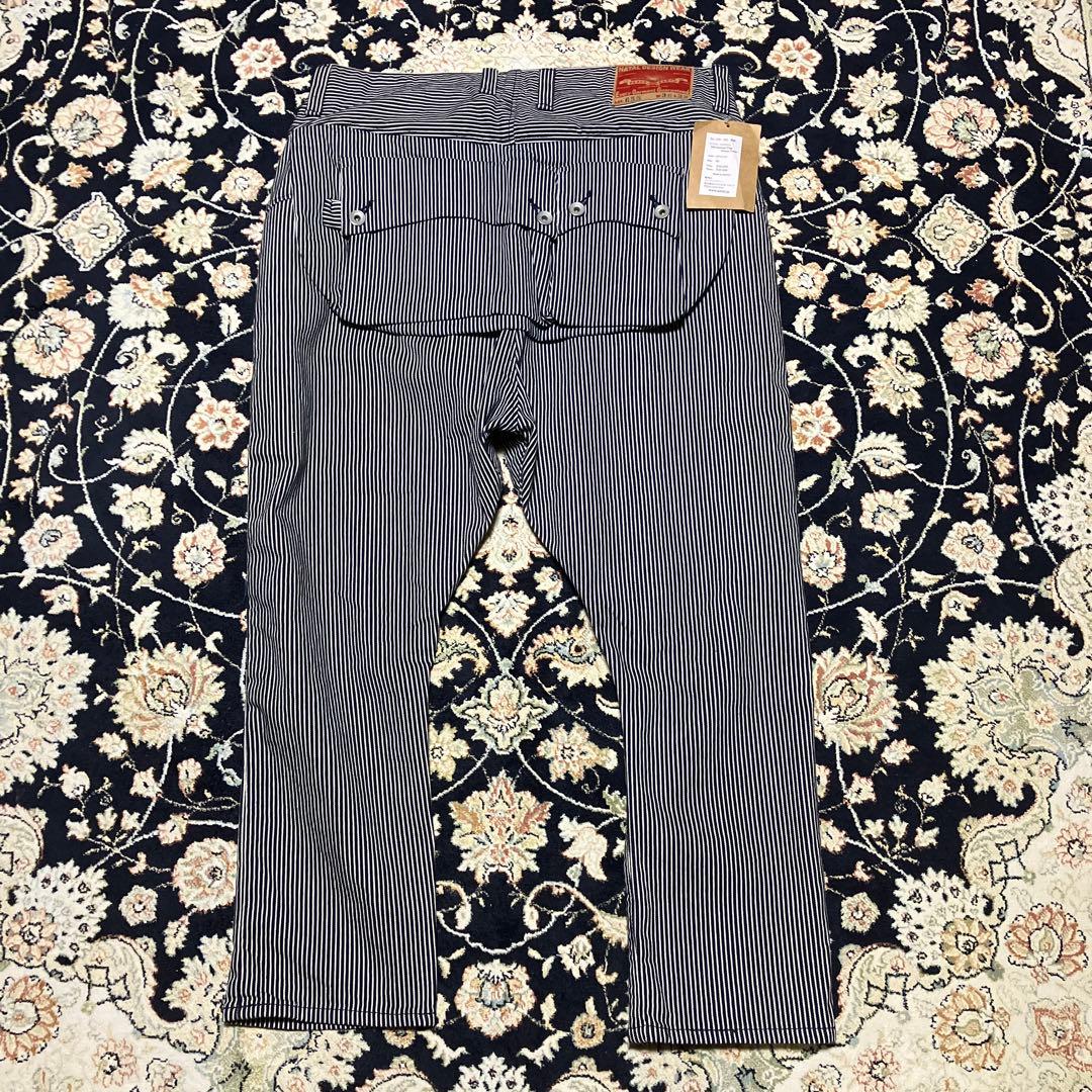 Natal design サルエルパンツ　デニム　ヒッコリー　タグ付き