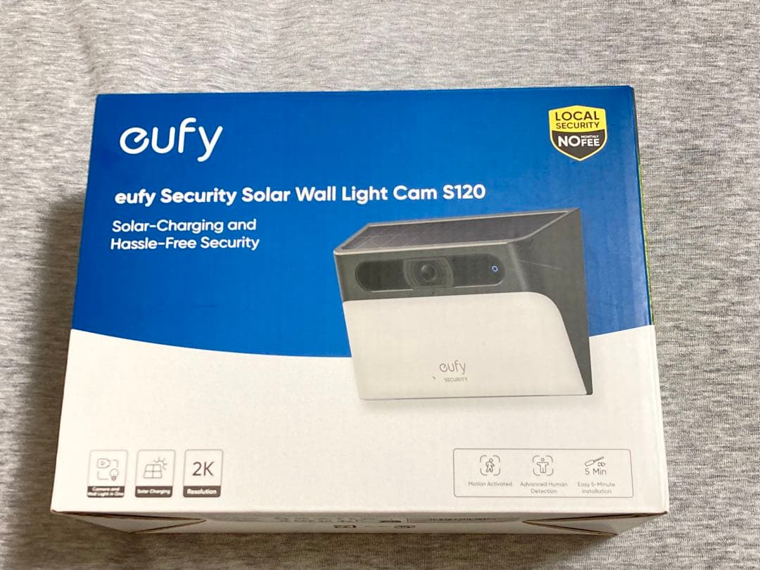 【未開封】Anker eufy Solar WallLight Cam S120