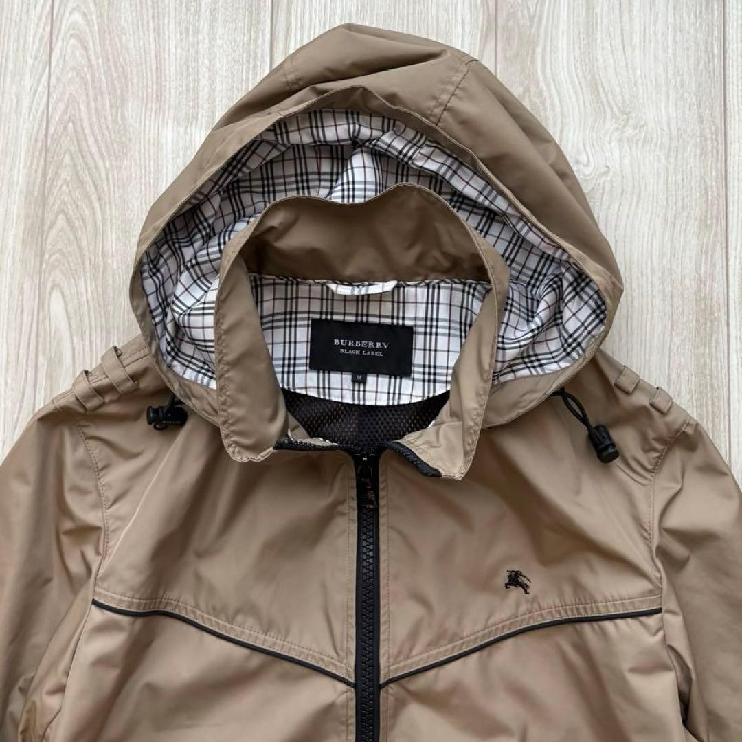 【美品】バーバリーブラックレーベル ブルゾン M ベージュ ノバチェック 春服