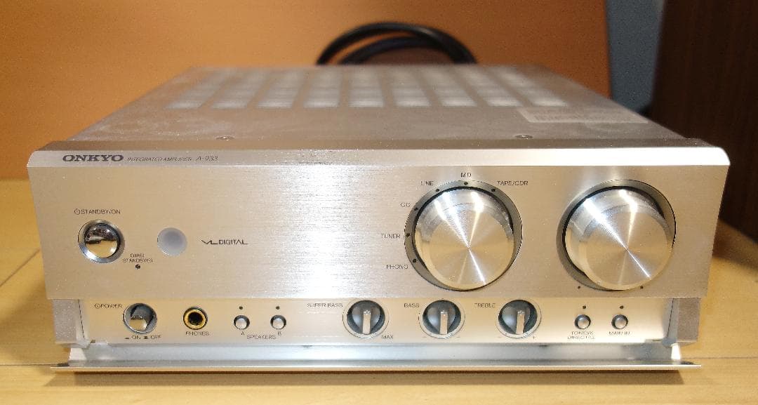 ONKYO A-933 プリメインアンプ リモコン取説付き