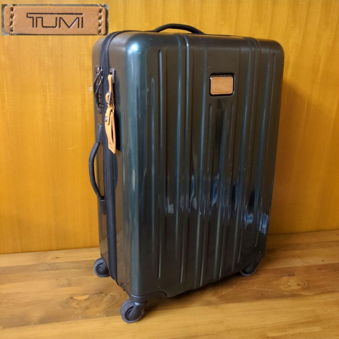 TUMI トゥミ◆V3 キャリーケース スーツケース 61L バッグ 深グリーン