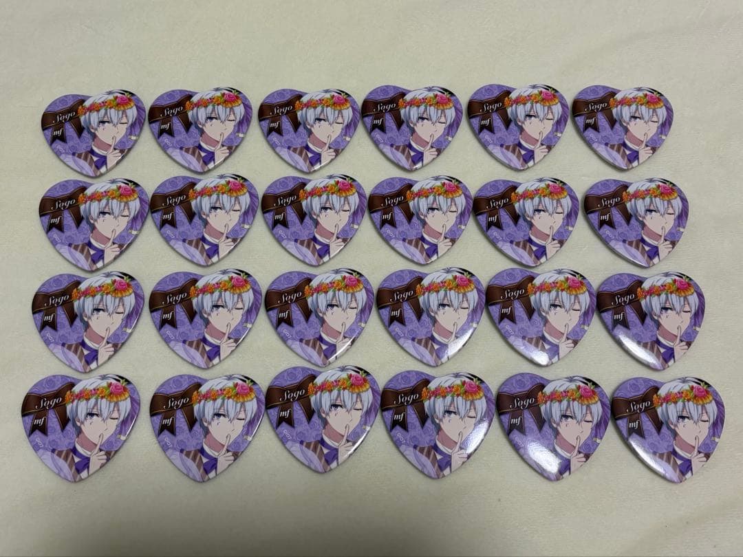 アイナナ　逢坂壮五　缶バッジ　ハート缶バッジ　バレンタイン