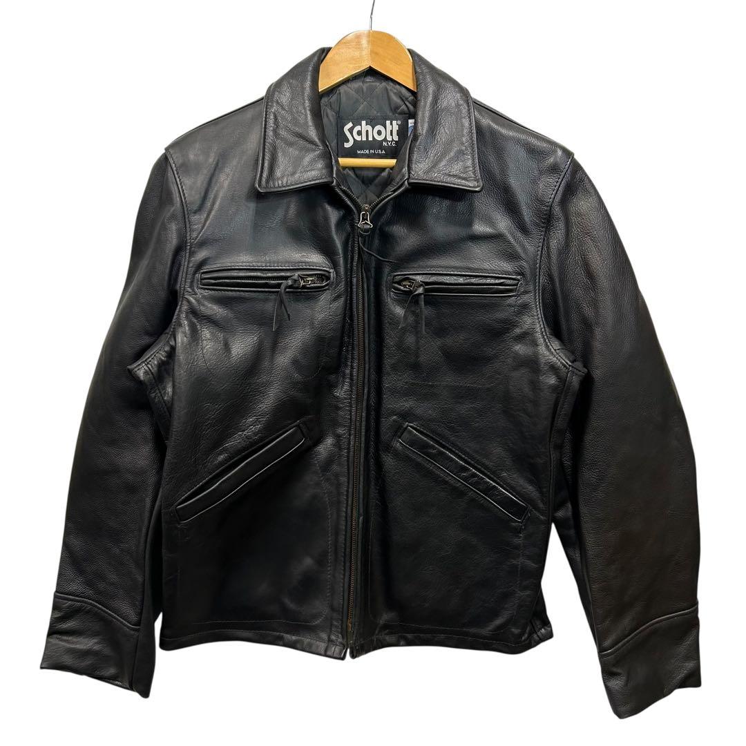 Schott トラッカージャケット 634 USA製 38 シングルライダース