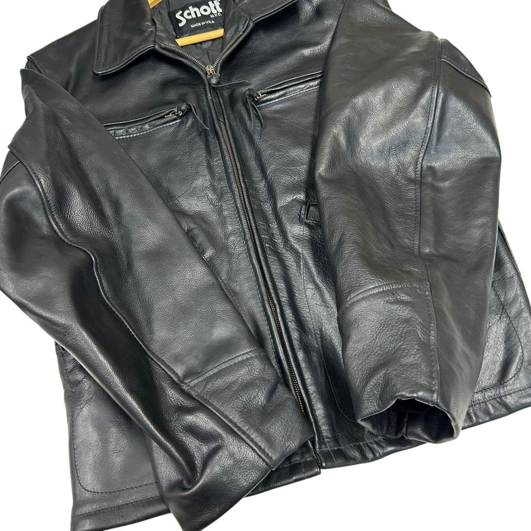 Schott トラッカージャケット 634 USA製 38 シングルライダース