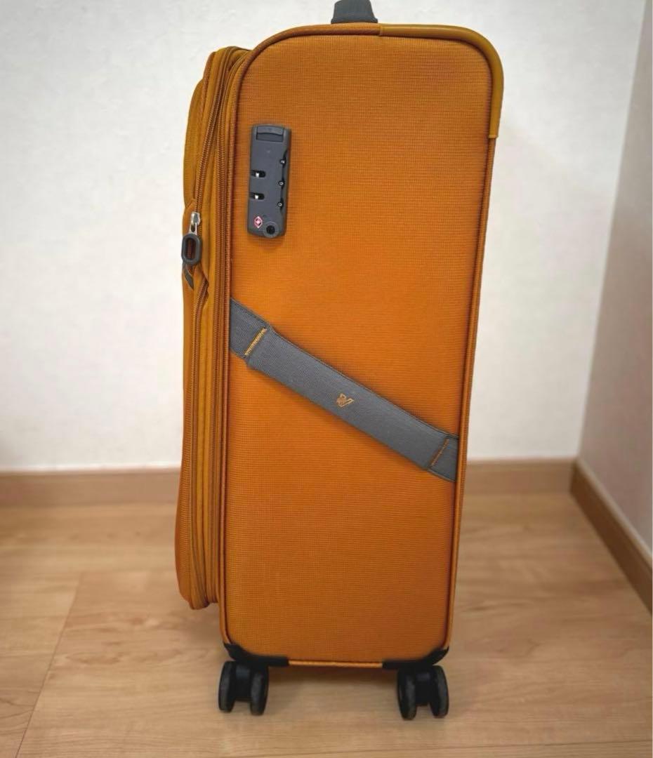 未使用品❣️ VERAGE べラージ　ダブルキャスター　キャリーケース　オレンジ