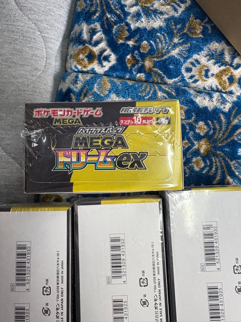 ポケモンカード MEGA ドリームEX 4パック　シュリンク付き