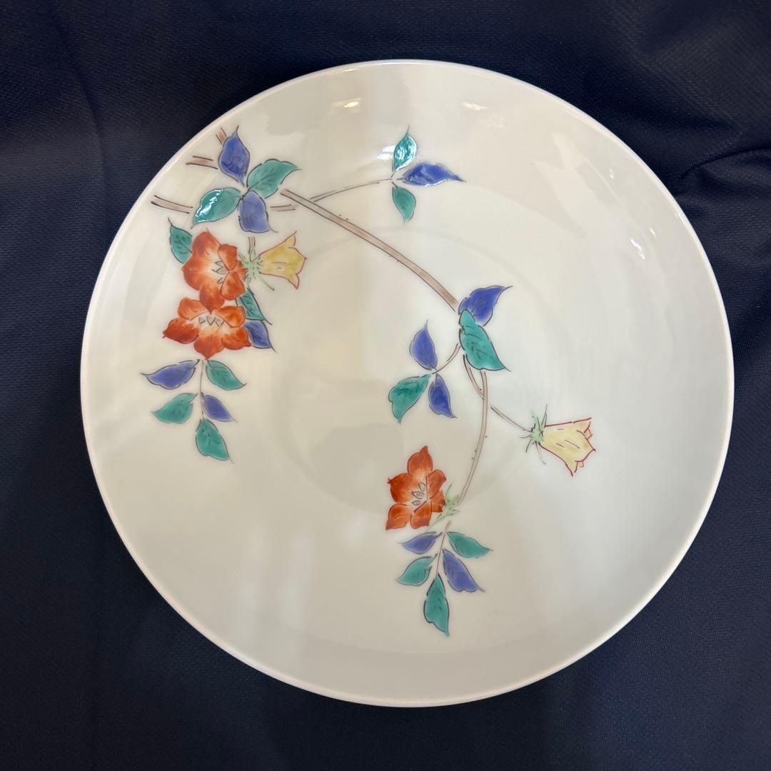 ★おまけ付き★奥川俊右衛門　36cm 大皿　額皿　飾り皿　絵皿　共箱付き