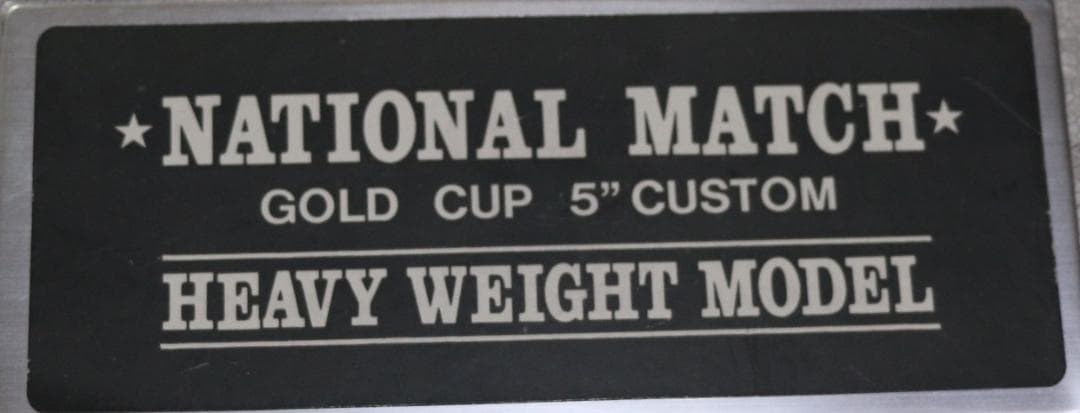 MGC HW樹脂製モデルガン コルトGMナショナルマッチ　SPG合法品 　未発火