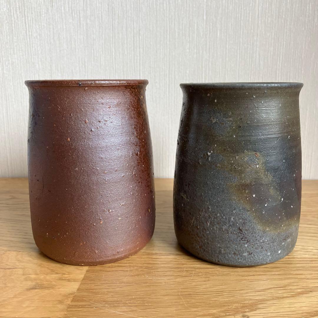 備前焼　ジョッキ　マグカップ　ペア　※