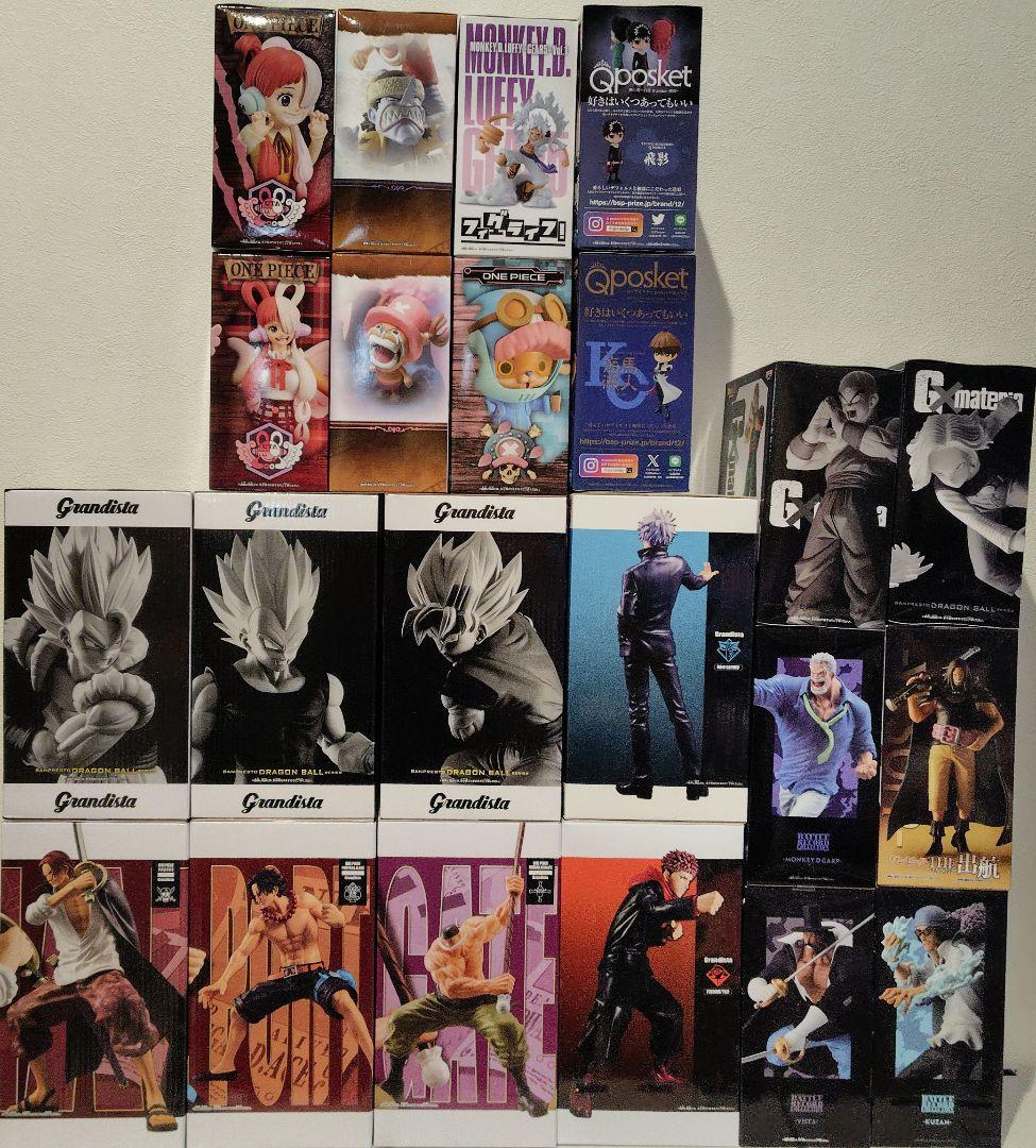 ワンピース、ドラゴンボール、呪術廻戦　他フィギュア22個セット