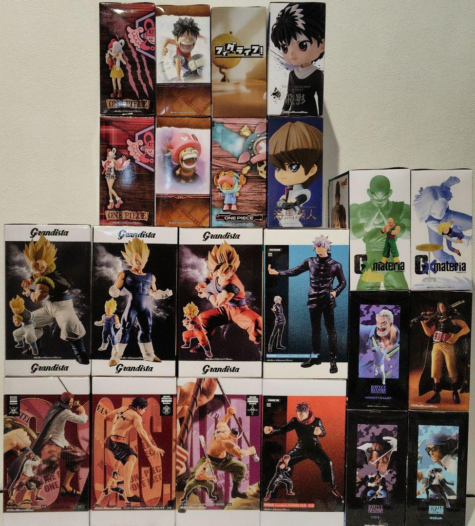 ワンピース、ドラゴンボール、呪術廻戦　他フィギュア22個セット