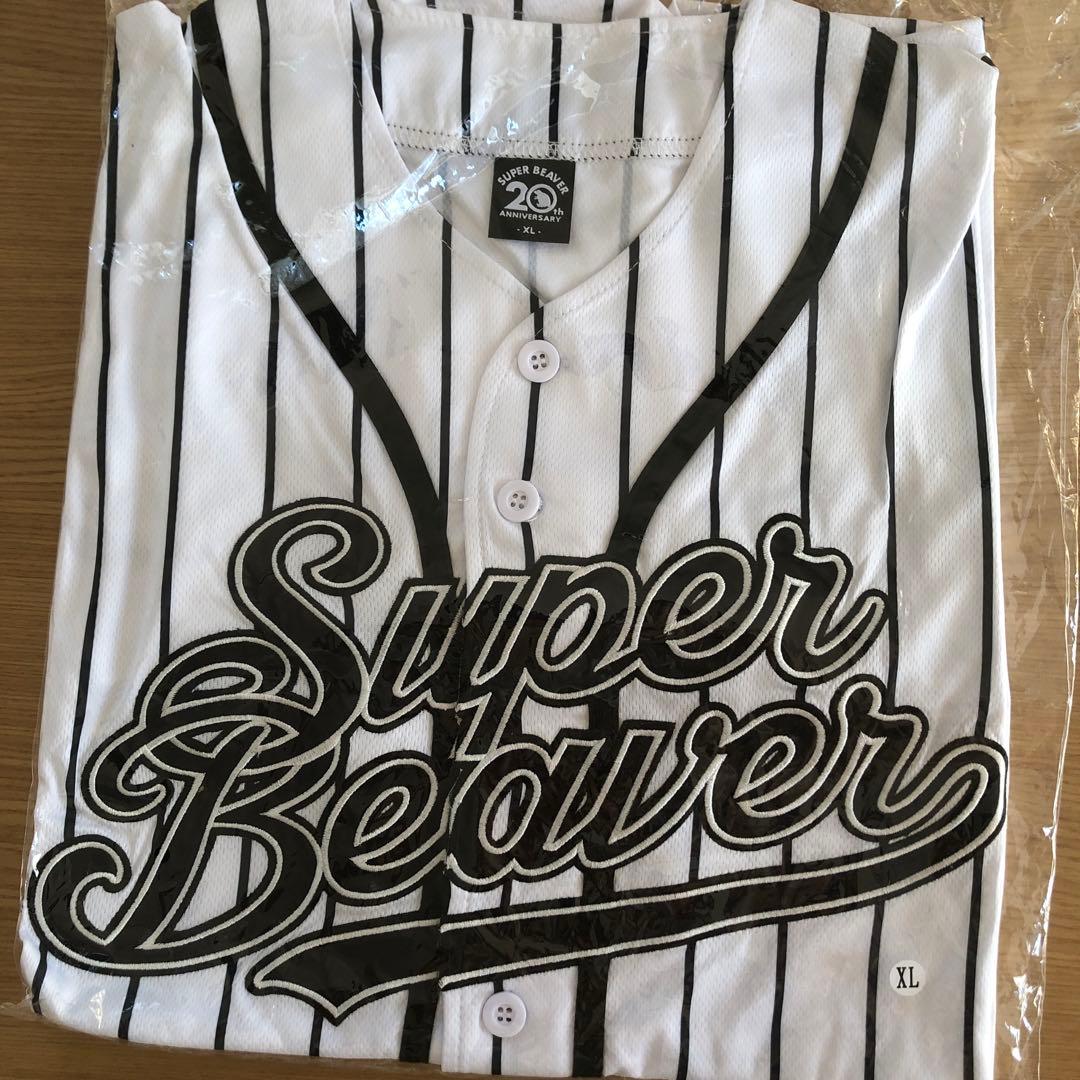 SUPER BEAVER 20周年ベースボールシャツ ストライプ XLサイズ