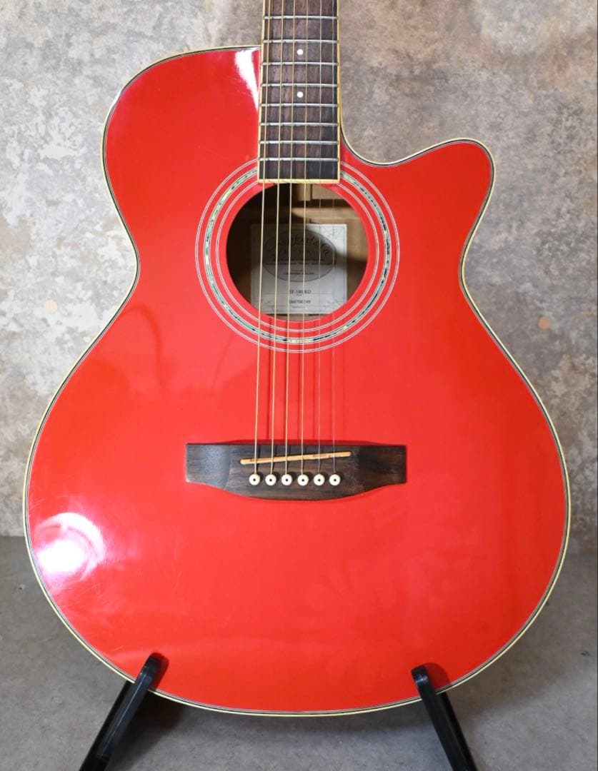 【整備済み】Stafford SF-180-RD スタッフォード 赤ギター