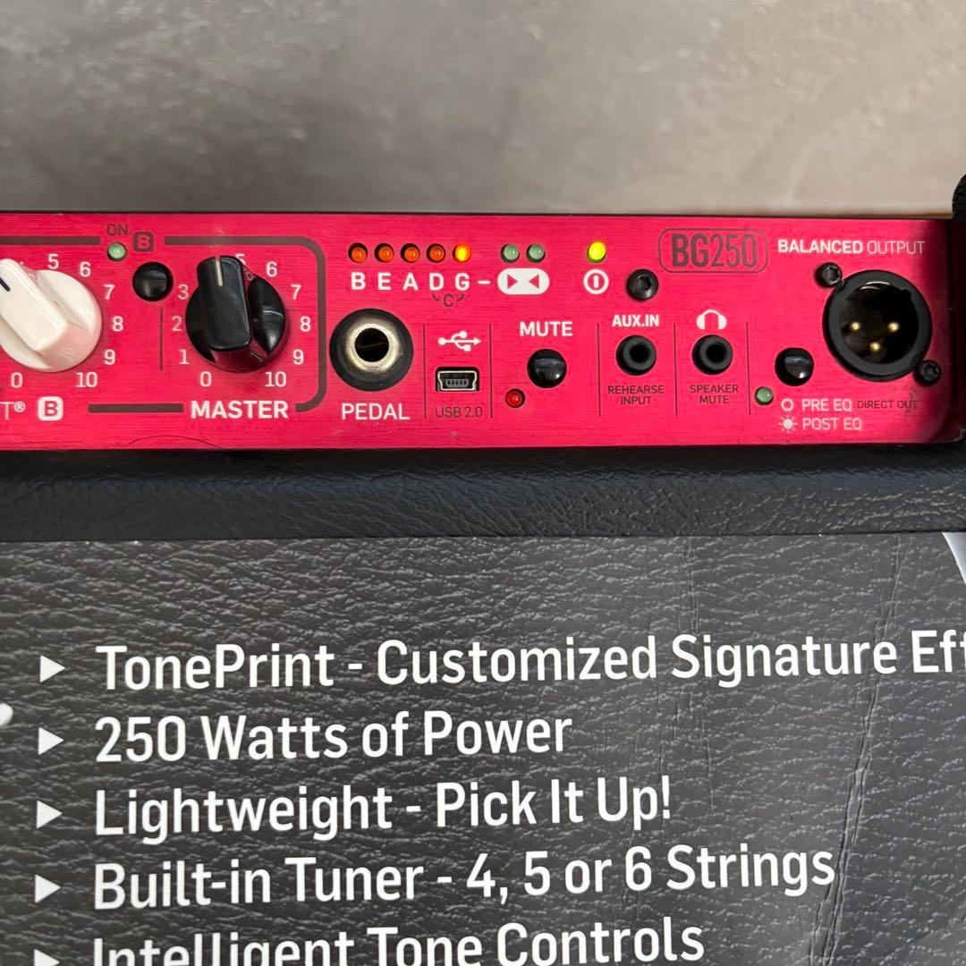 レア　tc electronic bg250 combo ベースアンプ　コンボ