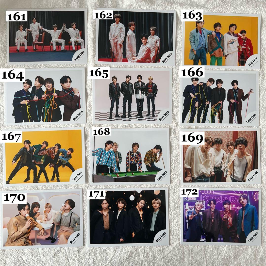 SexyZone timelesz 公式写真　佐藤勝利　菊池風磨　松島聡