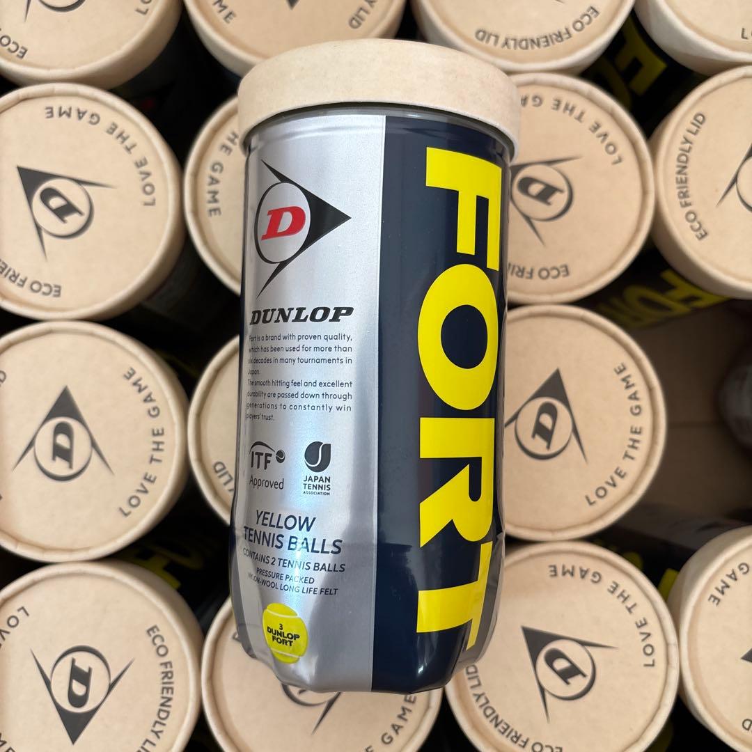 ダンロップ 硬式テニスボール フォート 2球入×30ボトル(60球) 2箱