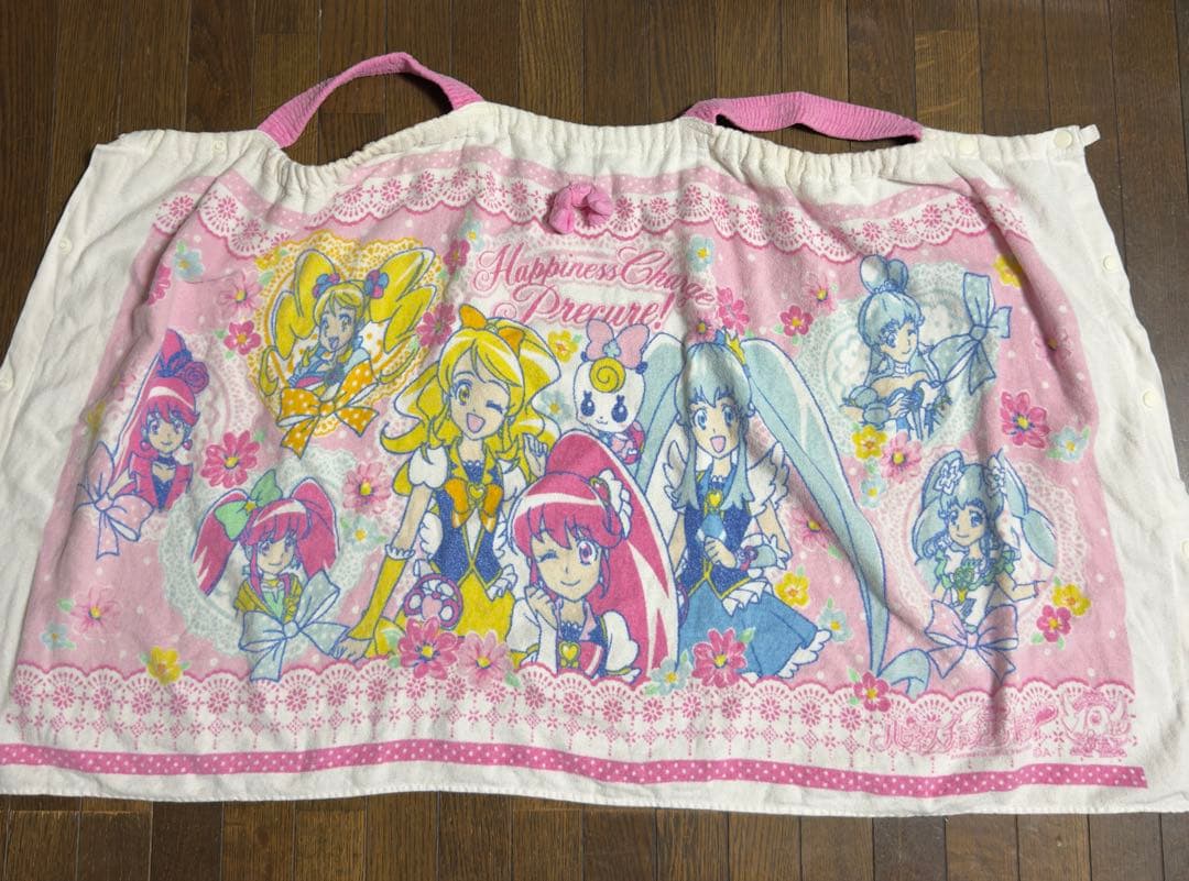 さ*ち様 プリキュア-アイカツパジャマ&ラップタオルセット 130&140㎝