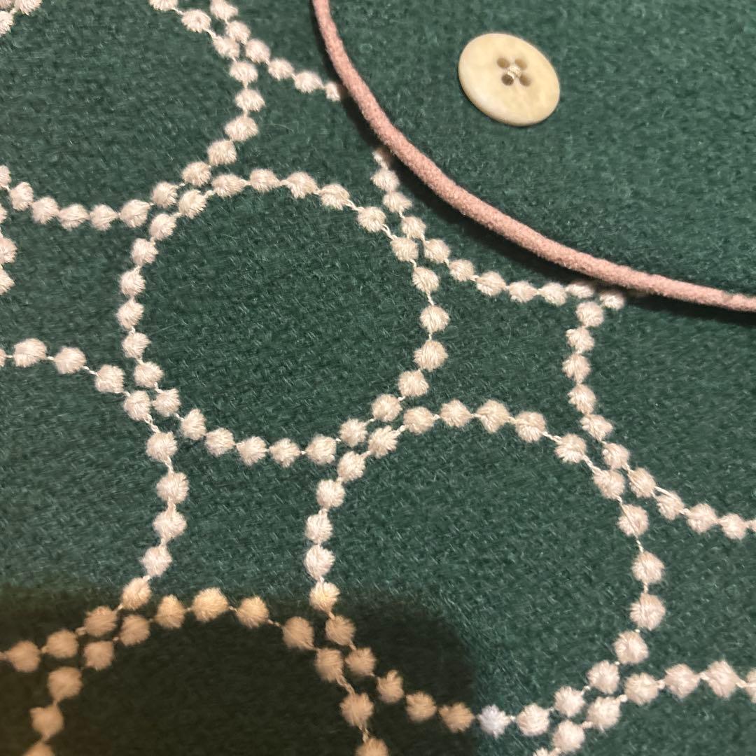 ミナペルホネン　タンバリン　スカート 36 グリーン