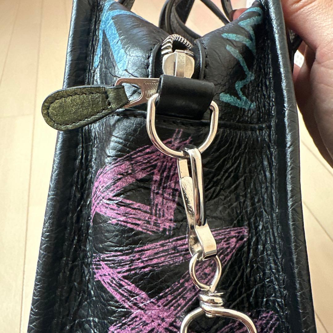 最終値下げ❗️バレンシアガ　トートバッグ　2way　バザール　Graffiti S