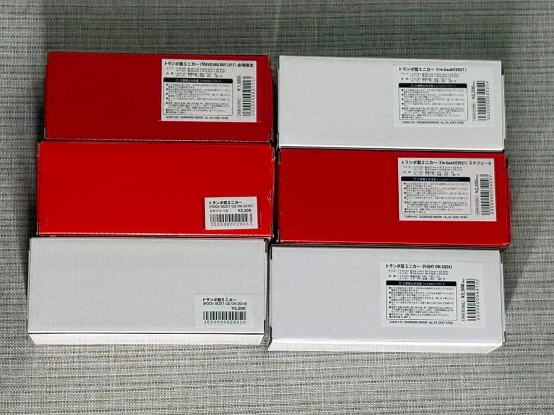 矢沢永吉 ツアーミニチュアトランポ 6台セット