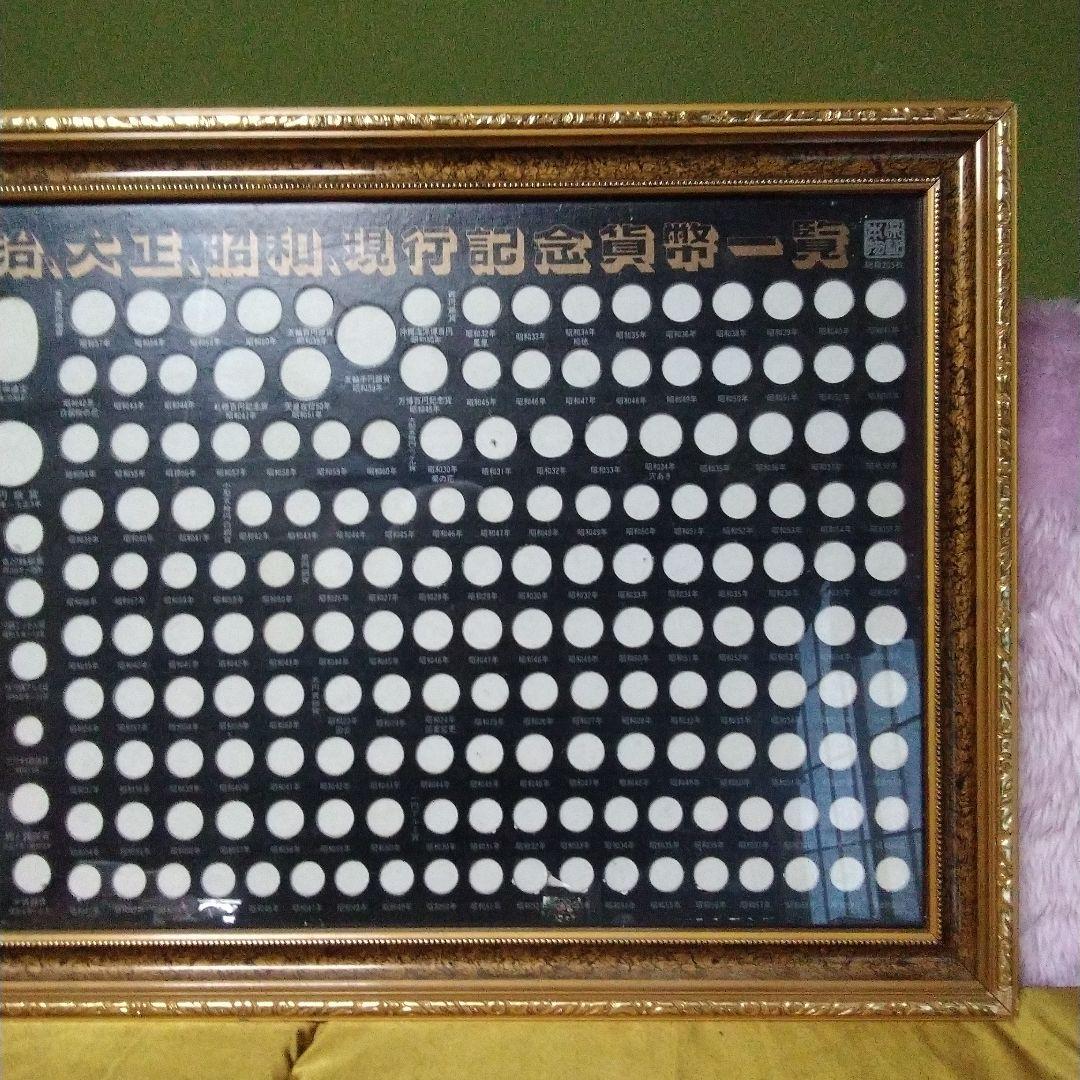 江戸、明治、大正、昭和、現行記念貨幣一覧額。