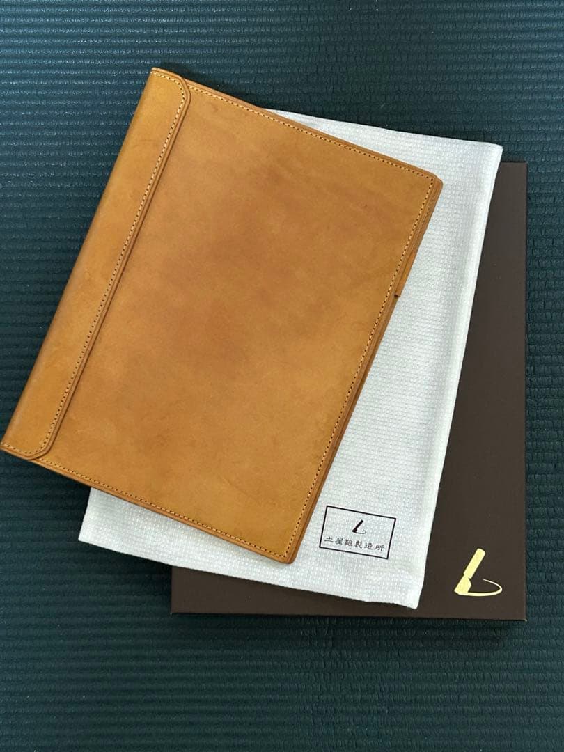 土屋鞄　ナチューラ　B5ノートカバー　ヌメ革