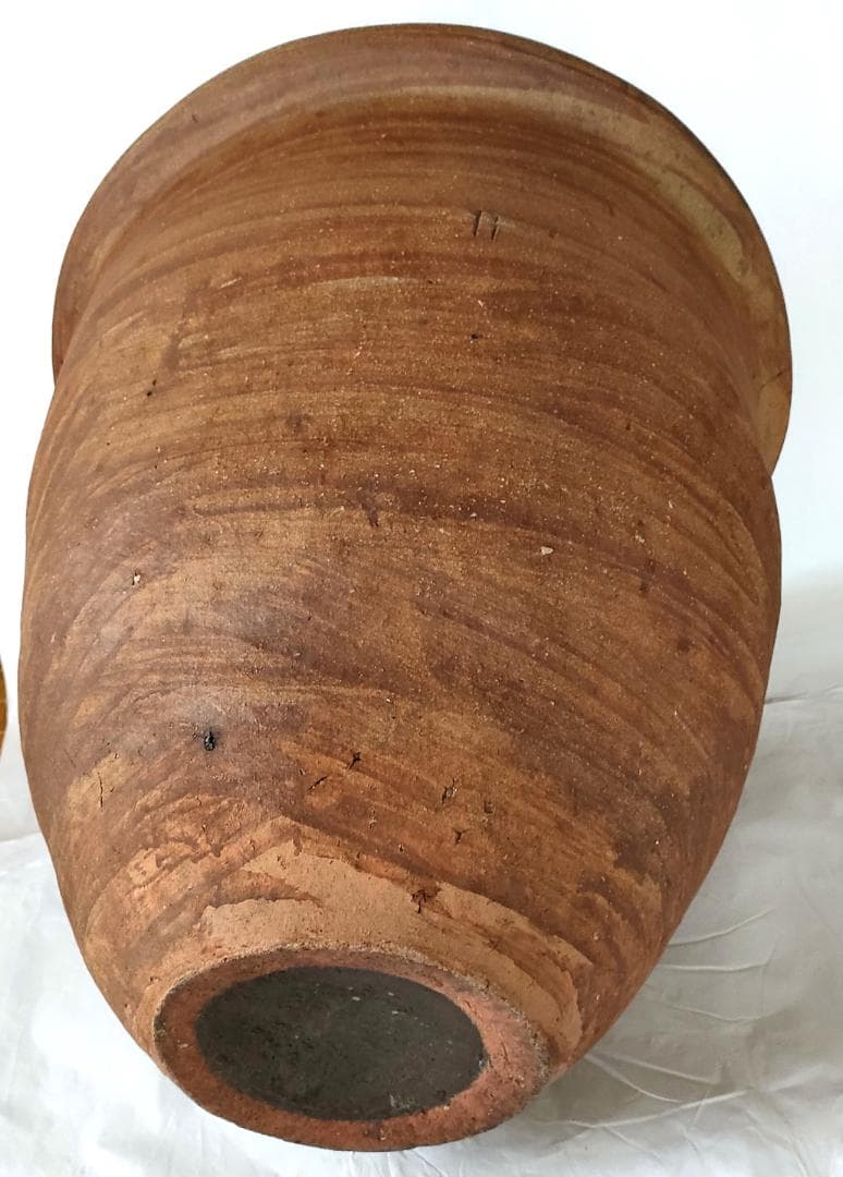 甕 素焼き スズメ蜂の巣模様 エリー242