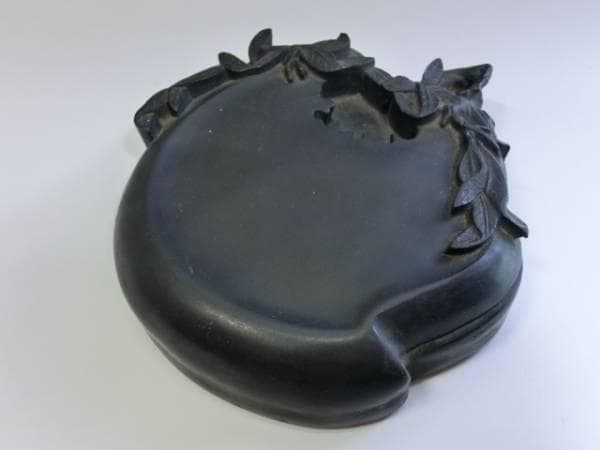 硯■福桃 古硯 書道道具 寿山西河 漢字 もも 古美術 時代物 骨董品 希少■