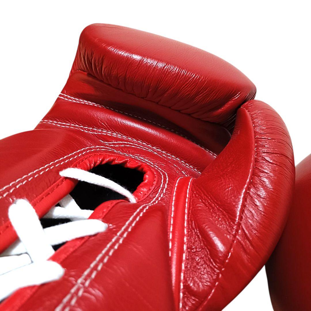 【未使用級】WINDY ウィンディ16オンス 紐式 グローブ レッド 格闘技