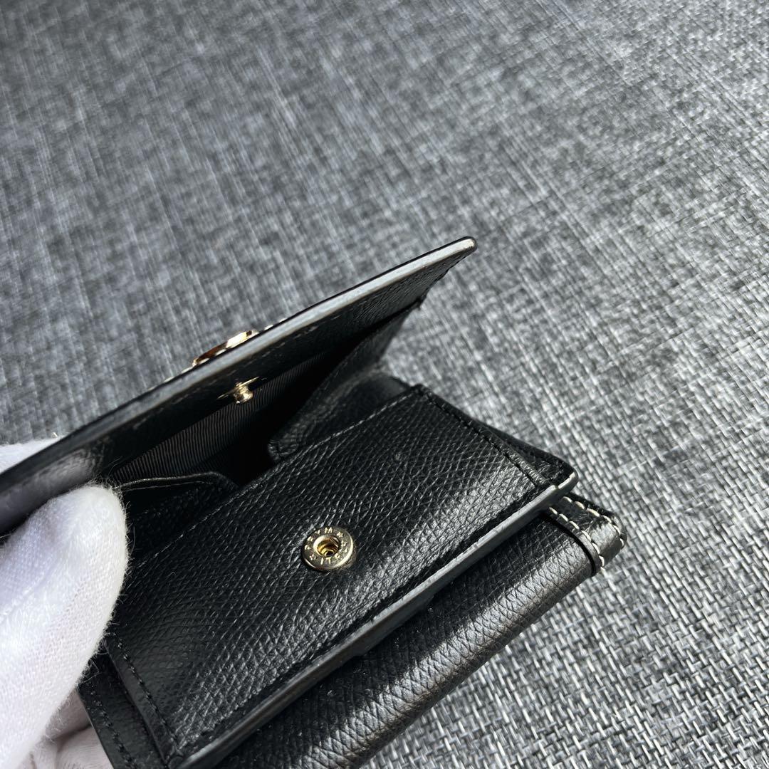 agnes b. アニエス・ベー 財布 三つ折り 黒 ブラック