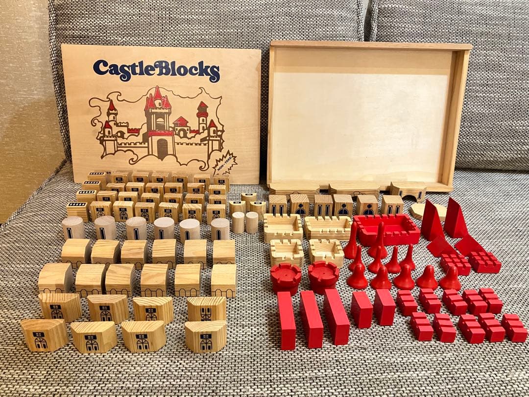 MILAN ミラン　キャッスルブロック お城 積み木 レア品 108ピース