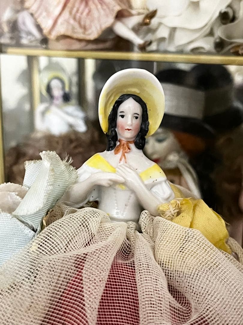 イギリス アンティーク ピンクッション ドール ハーフドール ティーコージー