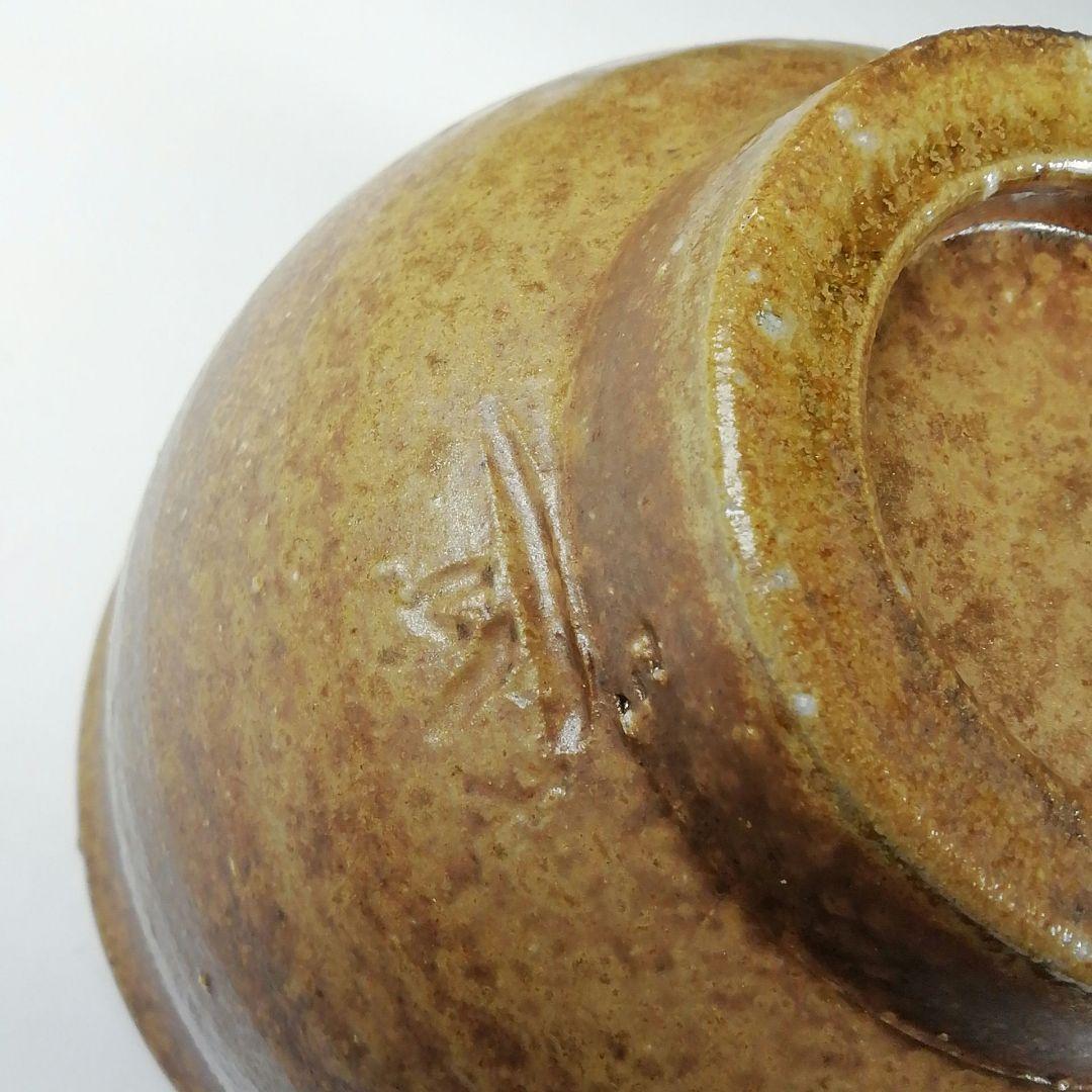 Ｔ８３　茶碗　『備前茶碗』『南燦窯　近英夫』　共箱　抹茶碗　茶道具