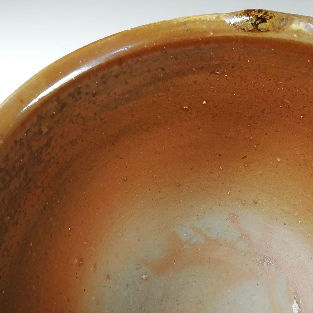 Ｔ８３　茶碗　『備前茶碗』『南燦窯　近英夫』　共箱　抹茶碗　茶道具