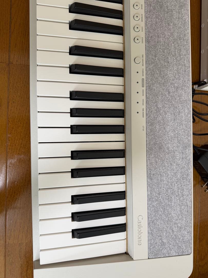 カシオ Casiotone CT-S1 WE 61鍵盤 電子キーボード ホワイト