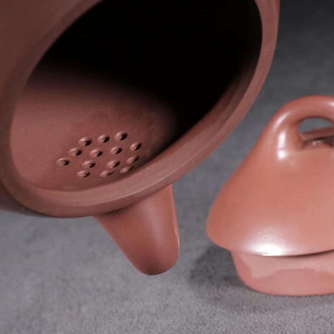 中国古美術・宜興原鉱・秦権 荊南山樵紫砂壺・赤泥急須・茶壺・茶道具・置物・禮器