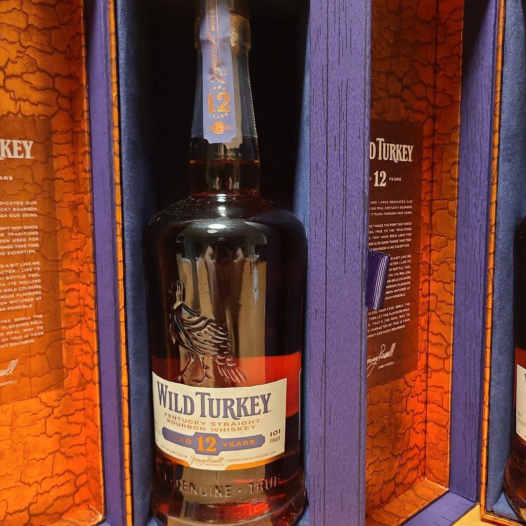 WILD TURKEY 12年 101プルーフ バーボンウイスキー　2本