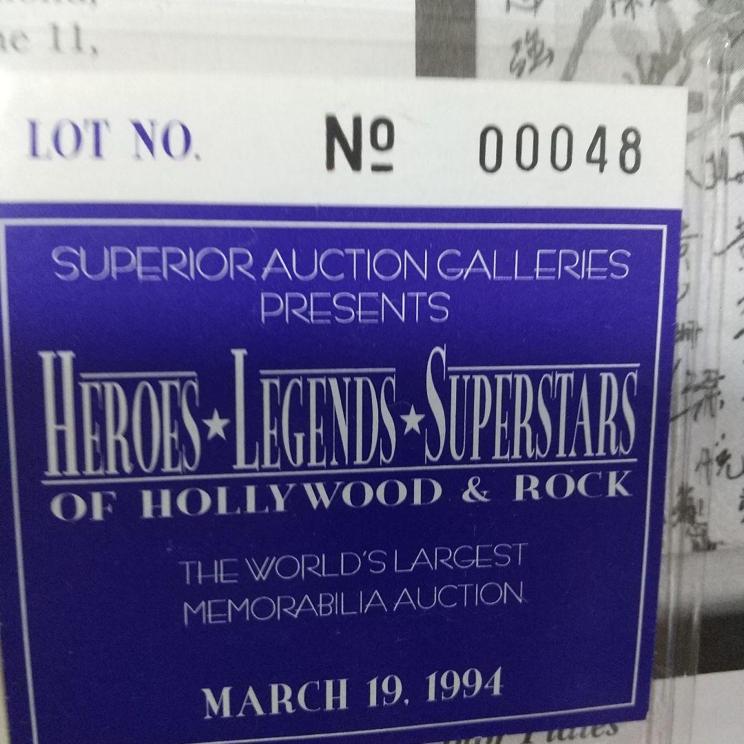 ブルース・リー遺品，直筆サイン封筒 Ki‼️