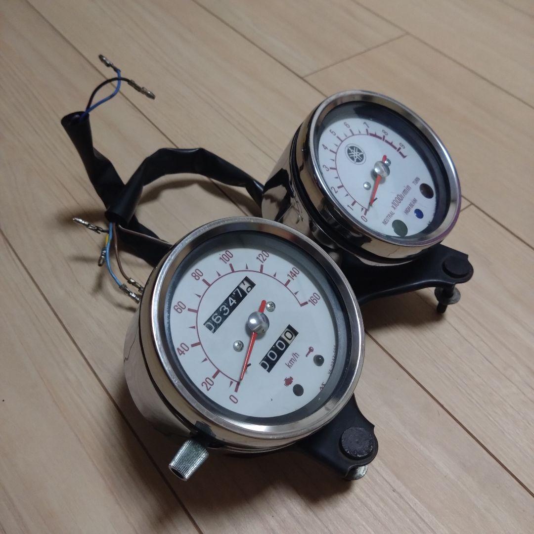 YAMAHA SR400 純正メーター 3型 2007年式 美品