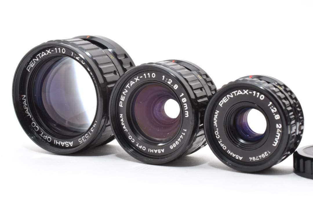 ペンタックス　PENTAX AUTO110　18/24/50mm
