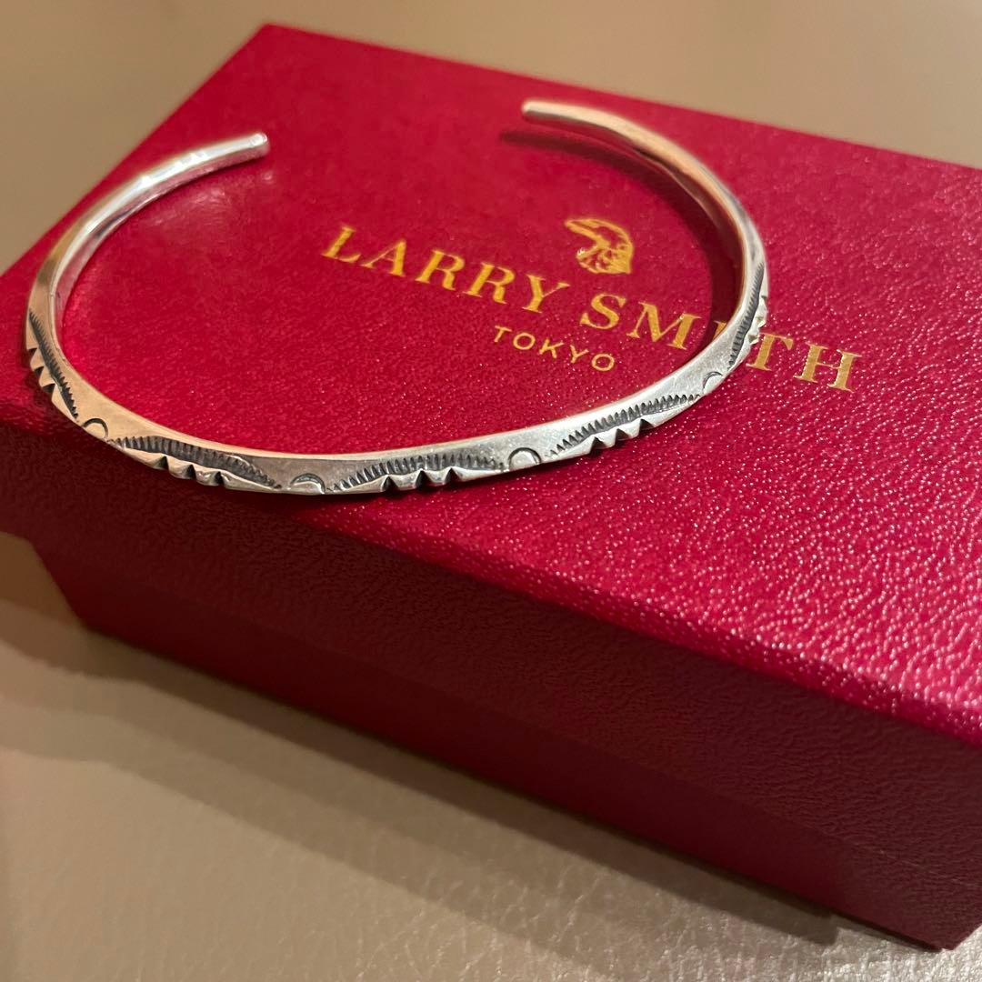 ラリースミス EXTRA THIN TRIANGLE BANGLE 3POINT